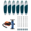 Gladiator "Rental One Size", with 6 Boards SUP Board Set 10.6-ft