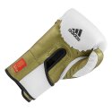 Adidas "Speed Tilt 350V" Boxing Gloves White/gold, 12 oz