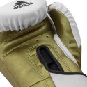 Adidas "Speed Tilt 350V" Boxing Gloves White/gold, 12 oz