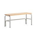 Sypro for Dry Areas without Backrest Changing Room Bench 1.01 m, Without shoe shelf, Light Grey (RAL 7035)