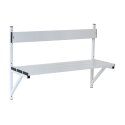 Sypro for Wet Areas Changing Room Bench 1.01 m, Light Grey (RAL 7035)