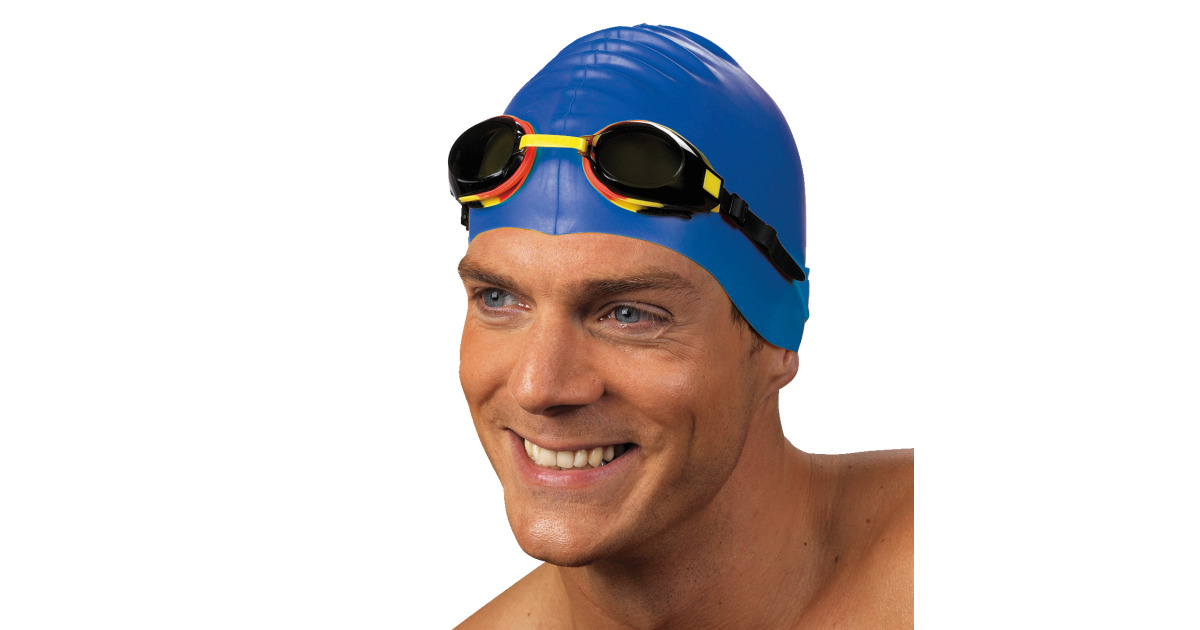 Swimming cap and goggles cheap online india