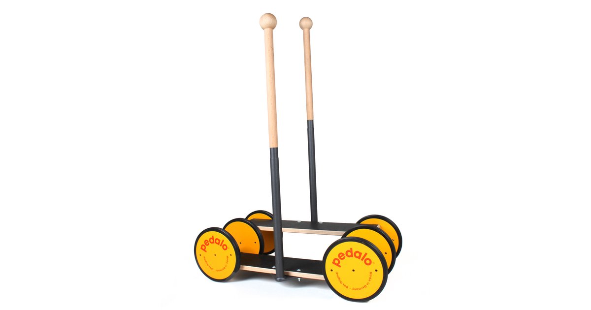 Entraîneur De Coordination Pedalo Combi - En Bois, Poids Max 200 Kg, Dimensions 64x38x22 Cm - Neuf