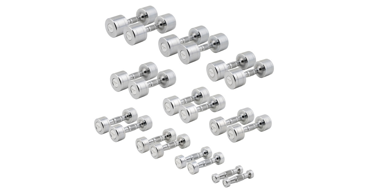 Small best sale dumbbell set