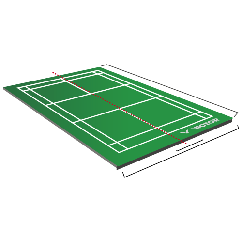 Victor "Badminton Mobile", 2-Piece Sports Flooring