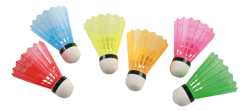 Victor with Coloured Skirts Badminton Shuttles