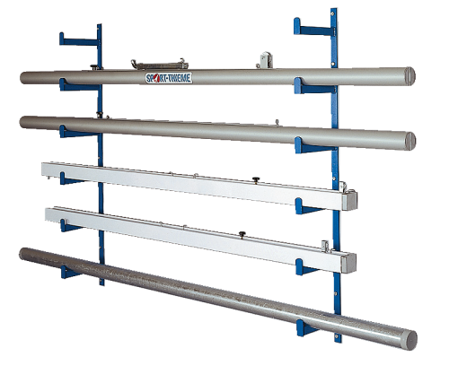 Sport-Thieme for horizontal bars and volleyball posts Wall Rack