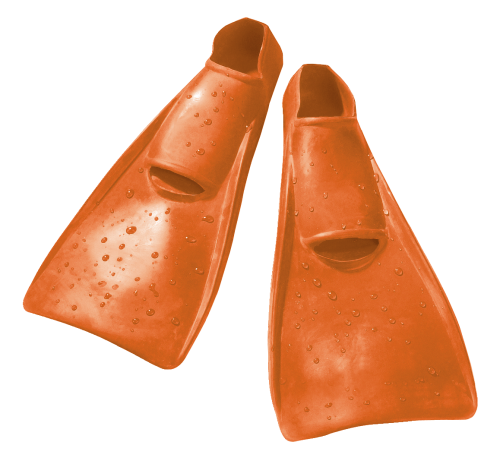 Flipper SwimSafe "Duck Shoe" Fins