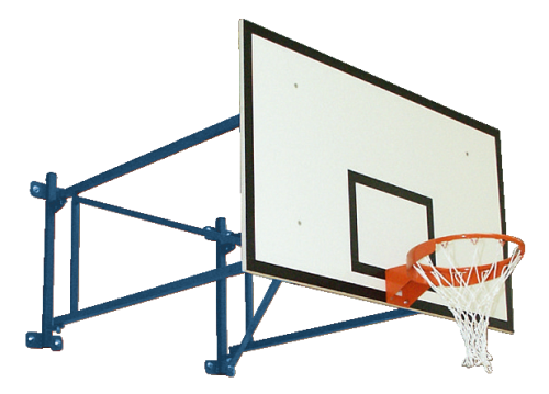 Sport-Thieme "Fixed Design" Wall-Mounted Basketball Unit