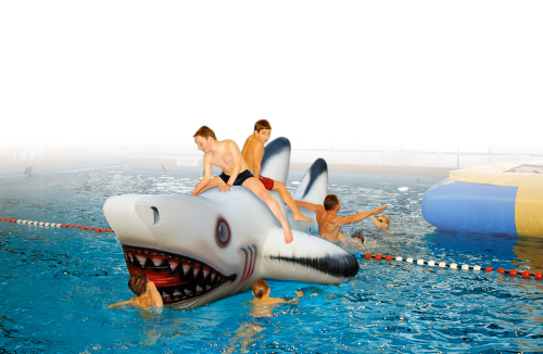 Airkraft "Weißer Hai" Water Park Inflatable