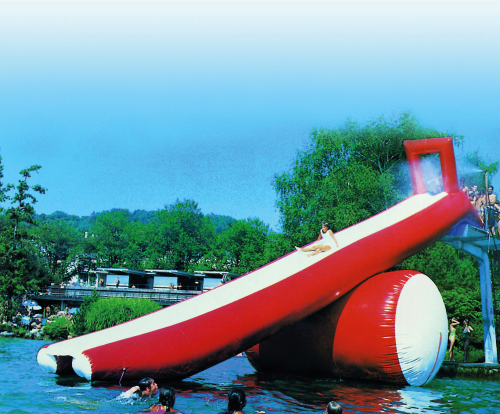 Airkraft "Rutsche am Turm" Water Park Inflatable