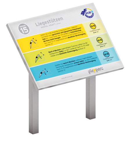 Playparc for Outdoor Fitness Station by Playparc Information Board