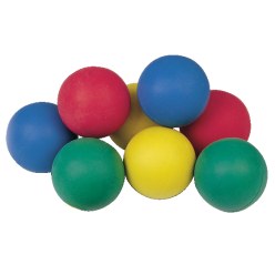  Sport-Thieme Set of 12 foam rubber balls