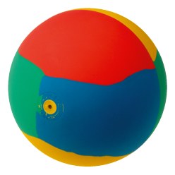 WV Rubber Gymnastics Ball  Multicoloured, 19 cm in diameter, 420 g