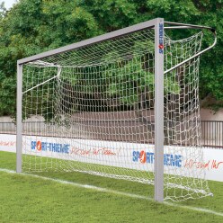  Sport-Thieme stands in ground sockets, square tubing Youth Football Goal