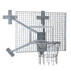  Sport-Thieme "Fair Play Outdoor" Wall-Mounted Basketball Unit