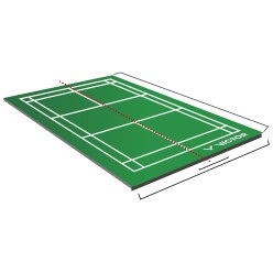  Victor Mobile 2-Piece Badminton Court