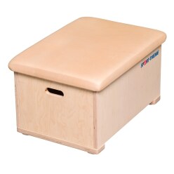 Sport-Thieme "Multiplex", 1-Part Vaulting Box With leather cover