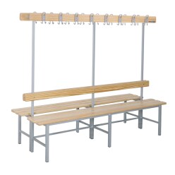 Sport-Thieme "Style C" Changing Room Bench With shoe shelf