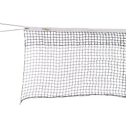 Double-Row Tennis Net with Tensioning Rope at Bottom