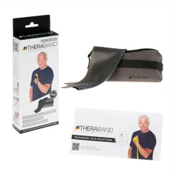 TheraBand 250 cm in a zip-up bag Resistance Band Black, very high