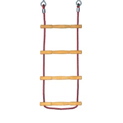  Huck Seiltechnik "Hercules Rope with Wooden Rungs" Rope Ladder