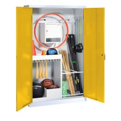  C+P with metal double doors (type 1), HxWxD 195x120x50 cm Equipment Cupboard