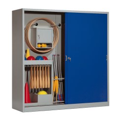  C+P with Sheet Metal Sliding Doors (type 5), HxWxD 195x190x60 cm Equipment Cupboard