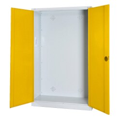  C+P HxWxD 195x120x50 cm, with Sheet Metal Double Doors Modular sports equipment cabinet