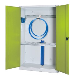  C+P HxWxD 195x120x50 cm, with Sheet Metal Double Doors Modular sports equipment cabinet