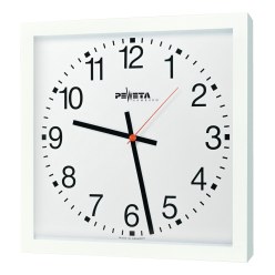 Peweta Large Wall, 40x40, Mains operated Radio controlled wall clock Standard, Clock face with Arabic numerals