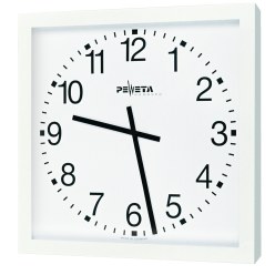  Peweta Large Wall, 50x50 cm, Mains operated Radio controlled wall clock