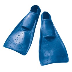 Flipper SwimSafe "Duck Shoe" Fins Size 22-24, orange