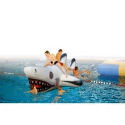  Airkraft "Weißer Hai" Water Park Inflatable