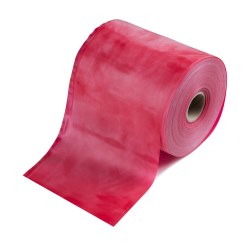 TheraBand Roll of Exercise Band in 45.5 m length Red, medium