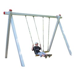  Pieper Holz Double Swing Set