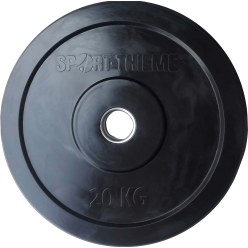  Sport-Thieme "Bumper Plate", Black Weight Plate