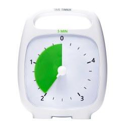 Time Timer "Plus" Timer 5 minutes, White