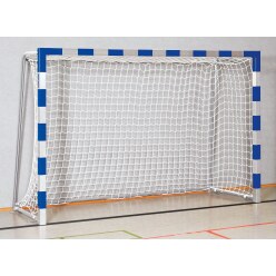 Sport-Thieme 3x2 m, standing in ground sockets Indoor Handball Goal Black/silver, Bolted corner joints