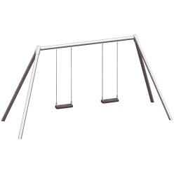  Playparc "Metall" Double Swing Set