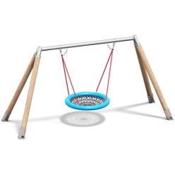 Playparc "Wood/Metal" Bird’s Nest Swing Hanging height: 200 cm