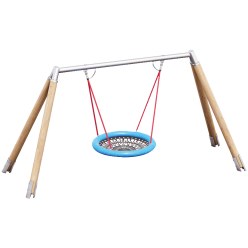 Playparc "Wood/Metal" Bird’s Nest Swing Suspension height 245 cm
