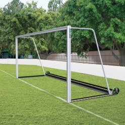  Sport-Thieme "Safety", Fully Welded with PlayersProtect Full-Size Football Goal