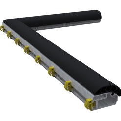 Folding Ground Frame with PlayersProtect for Youth Football Goals