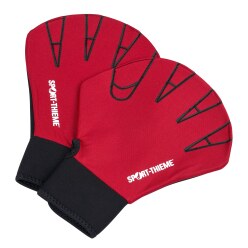 Sport-Thieme Closed-Fingertip Aqua Fitness Gloves L, 26.5x19 cm, Blue