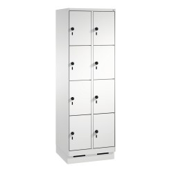 C+P "S 3000 Evolo" Locker Gentian blue (RAL 5010), 180×60×50 cm / 8 compartments