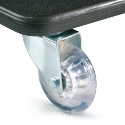  for sliding roller boards in outdoor use Single Swivel Castor