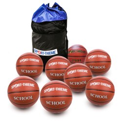  Sport-Thieme "School Pro" Basketballs and Bag