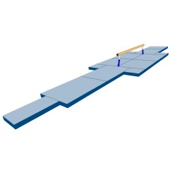  Bänfer for Balance Beam "Exclusive Microswing" Fall Protection Mats