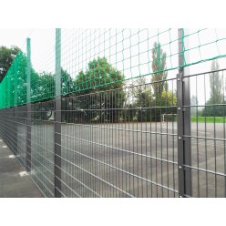  with double rod mat, 25 m Ball-Stop Fence